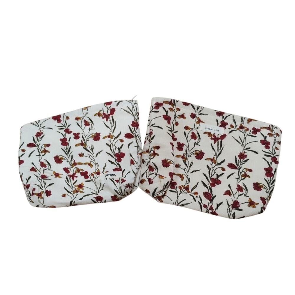 Set of two cosmetic bags